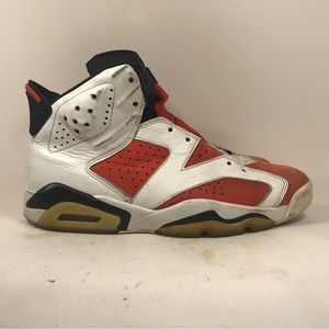 Jordan 6 Retro Gatorade Like Mike US 8 384664-145 2017 White Orange carmine bred